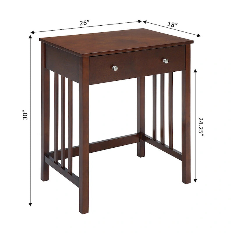 Bureau avec tiroir pour clavier