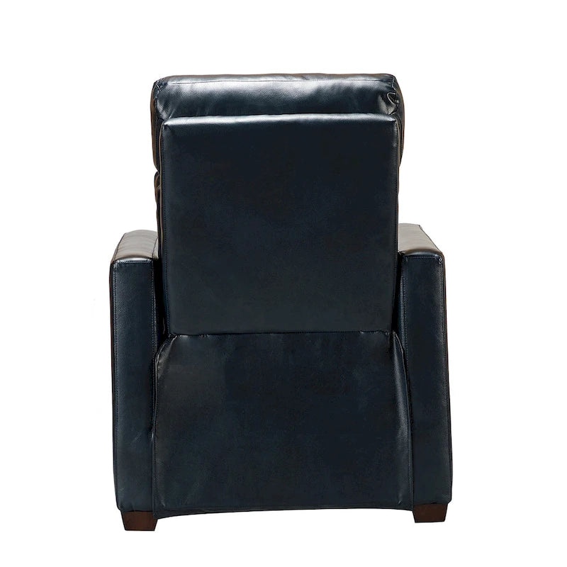 Fauteuil inclinable électrique en cuir véritable de 31,50 de large avec port USB