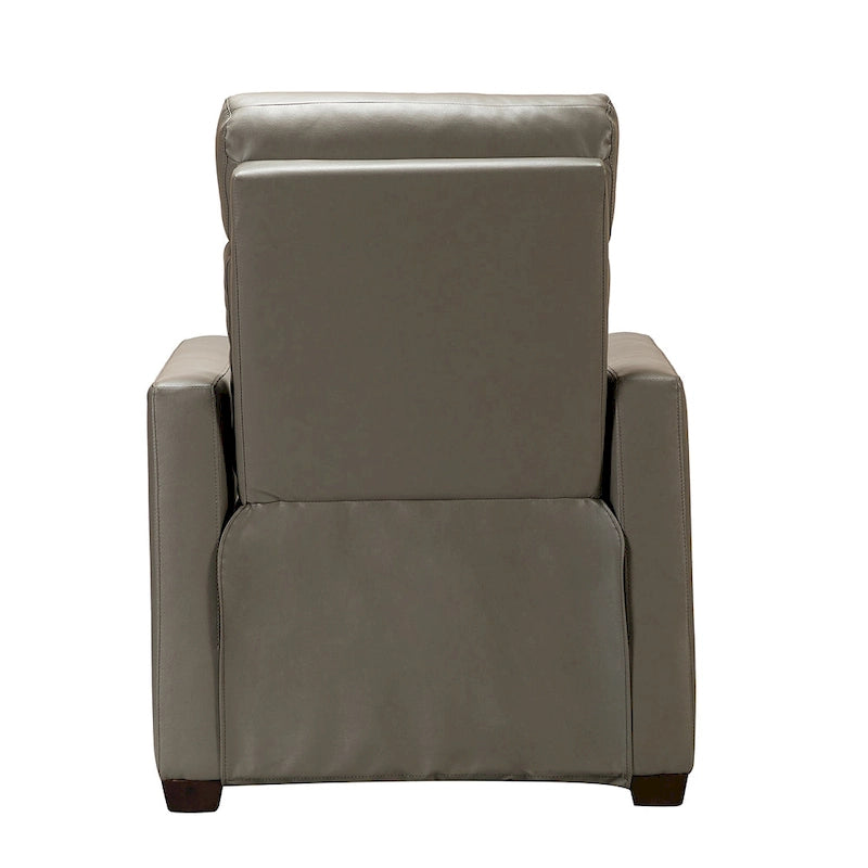 Fauteuil inclinable électrique en cuir véritable de 31,50 de large avec port USB