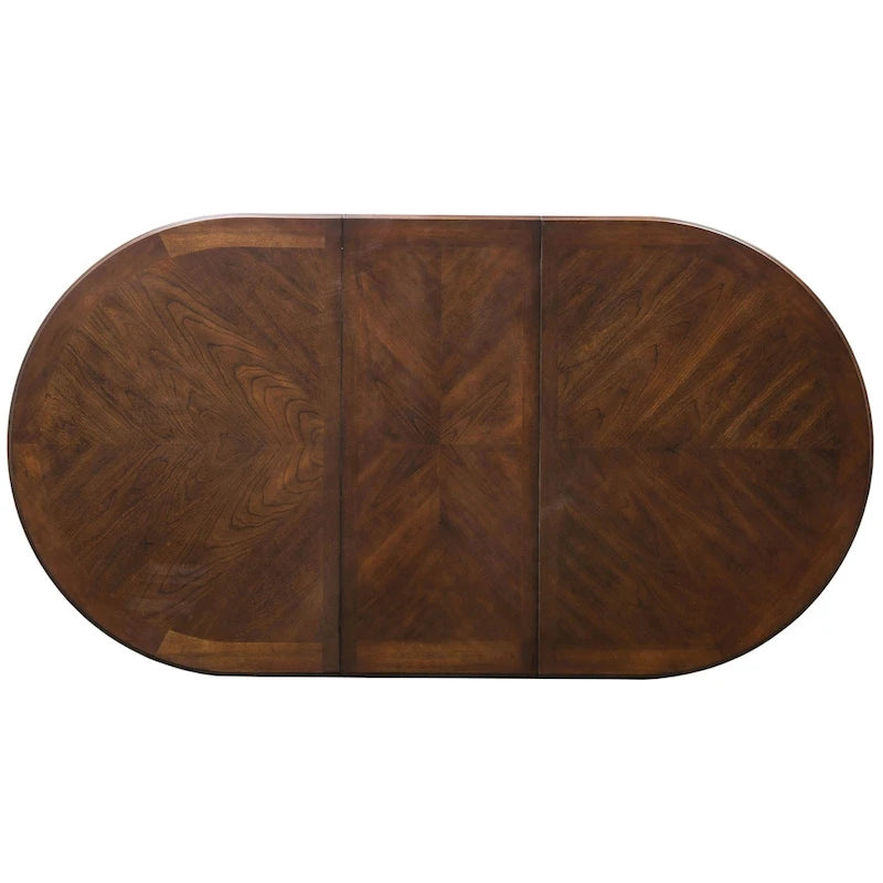 Table à manger extensible en bois Cherry de 78 pouces