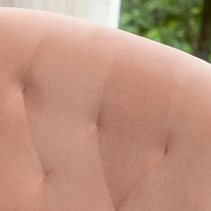 Lot de 2 chaises de salle à manger d'appoint modernes sans accoudoirs en velours bouclé avec dossier capitonné et pieds dorés
