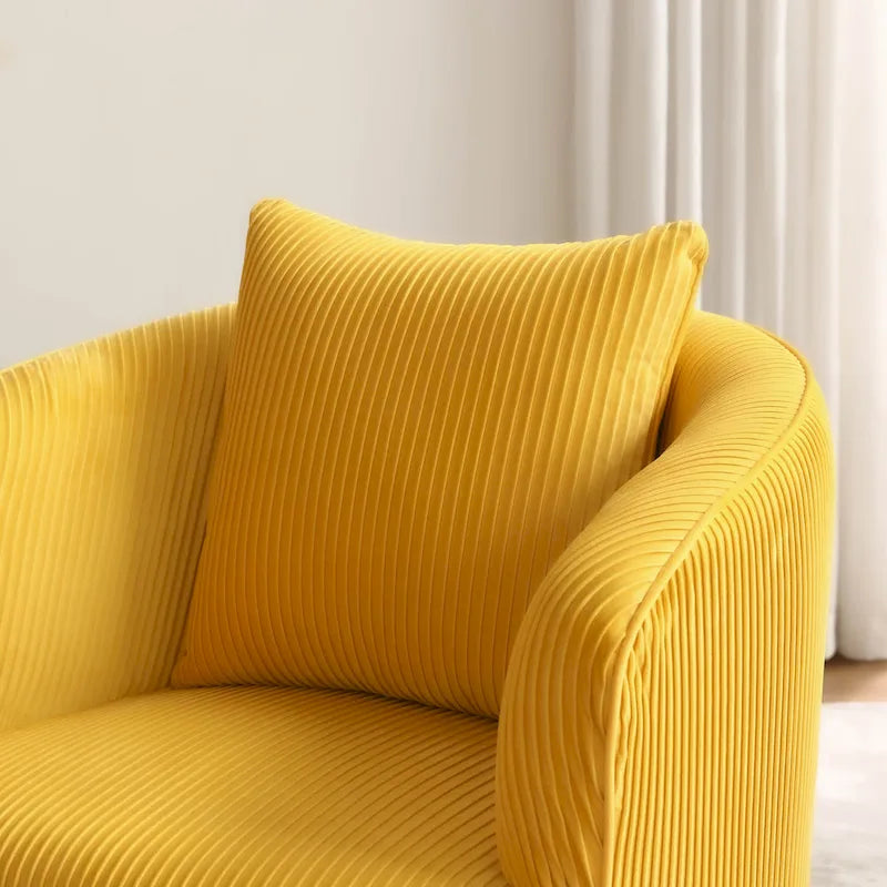 Fauteuil d'appoint moderne en velours