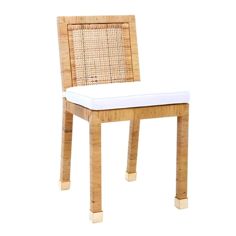 Chaise de salle à manger en rotin
