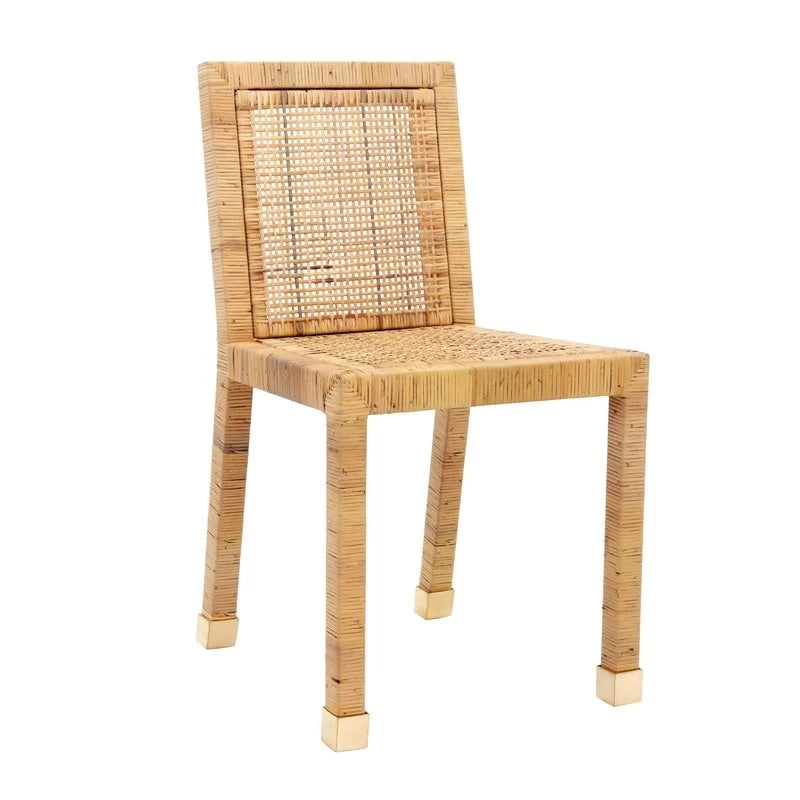 Chaise de salle à manger en rotin