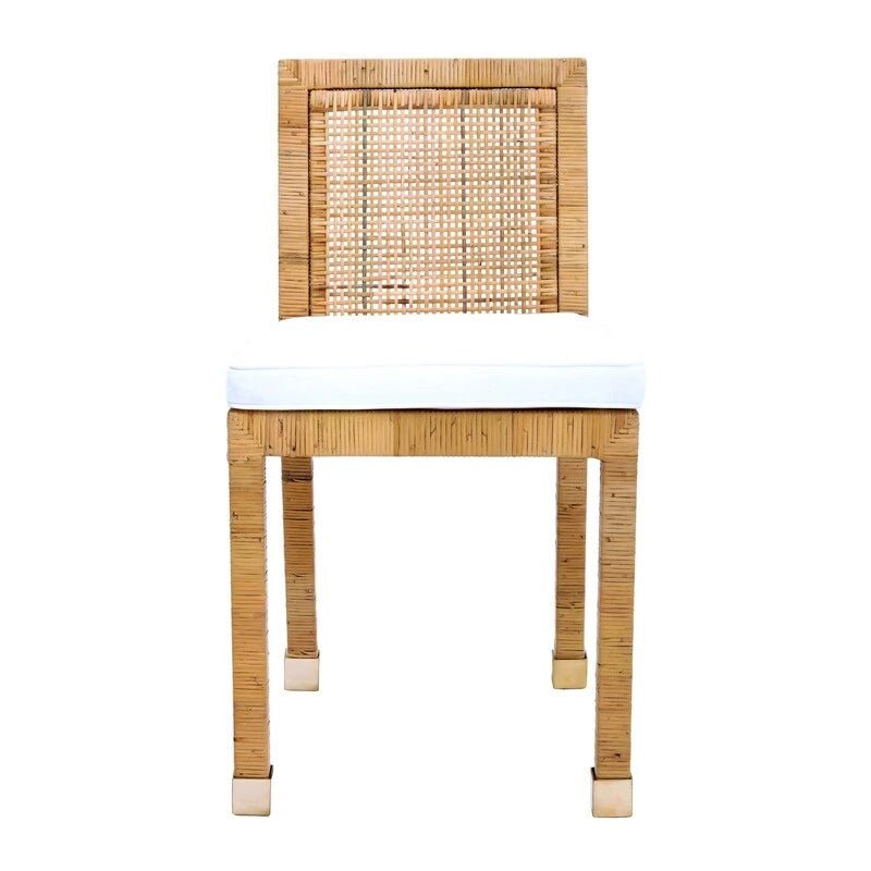 Chaise de salle à manger en rotin