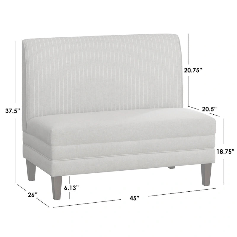 Banc rembourré
