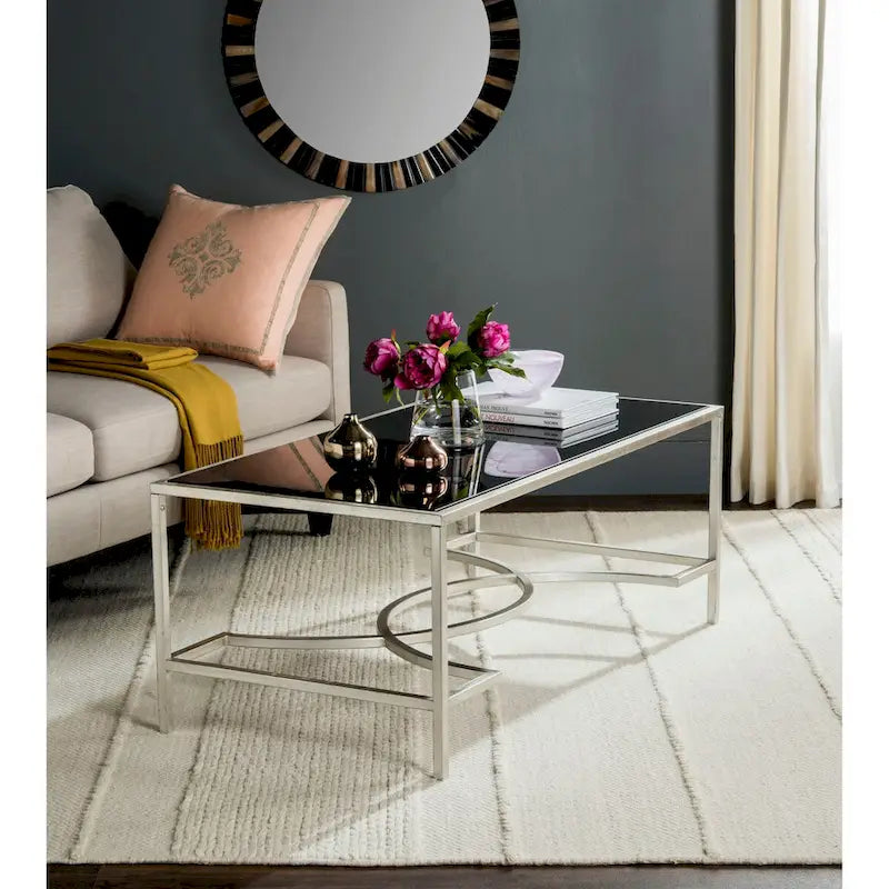 Table basse dorée - 48 x 23 x 18 - 48La x 23P x 18H