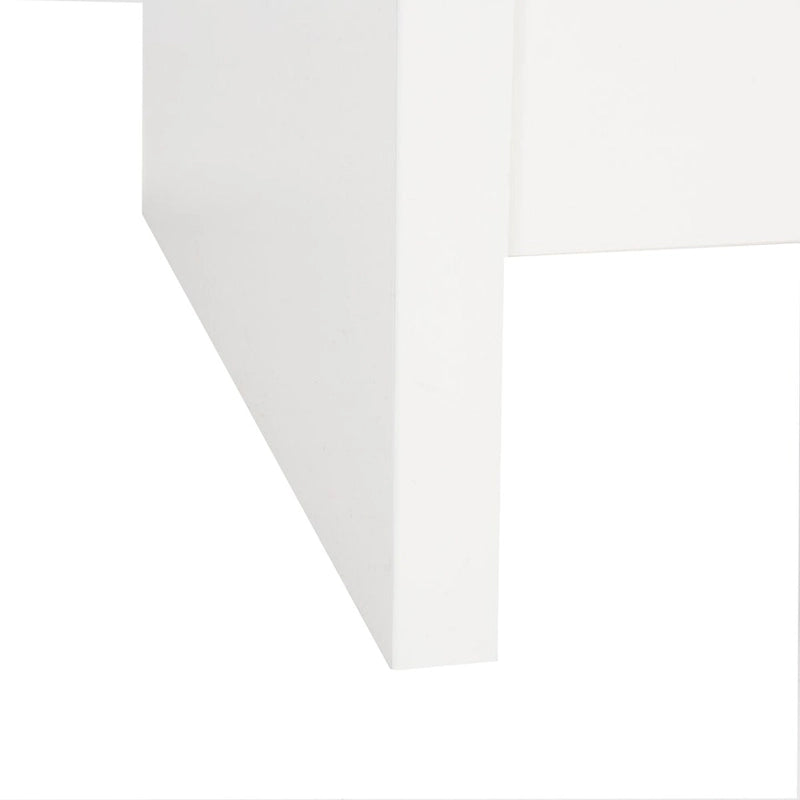Table basse relevable blanche - 47,2 x 23,6 x 13,4 - 47Lx24Px13H