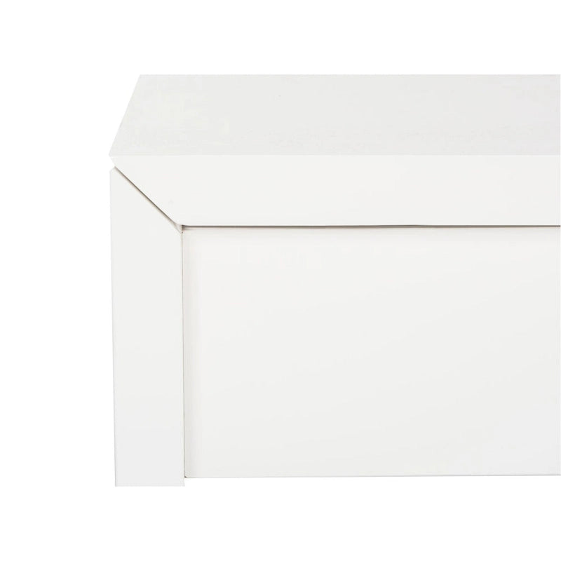 Table basse relevable blanche - 47,2 x 23,6 x 13,4 - 47Lx24Px13H