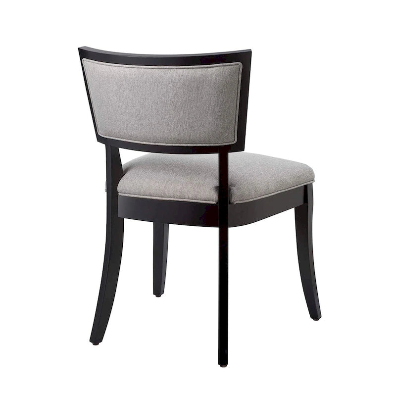 Chaises de salle à manger rembourrées en tissu - Lot de 2