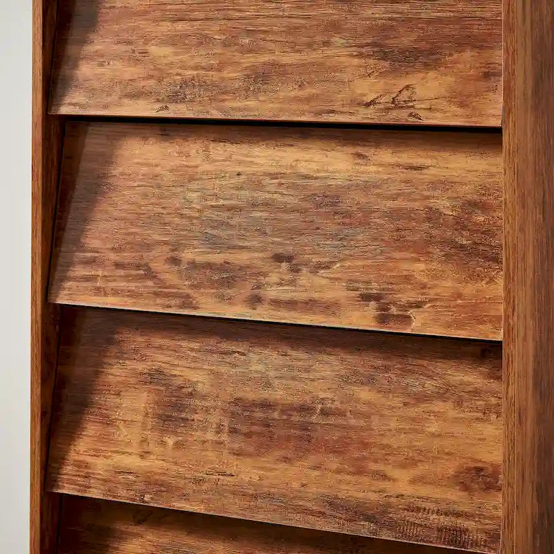Commode à 4 tiroirs en bois, haute, pour chambre à coucher ou salon